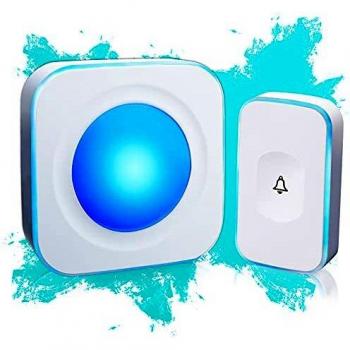 Wireless Doorbell with 1 Receiver and 1 Button