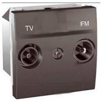 Toma R-TV/SAT Unica Schneider Electric Grafito