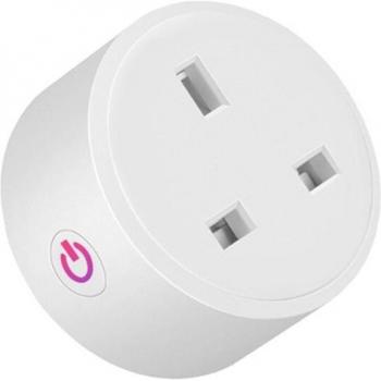 Enchufe inteligente con monitor de energía, controlado por WiFi y compatible con Alexa y Google Home