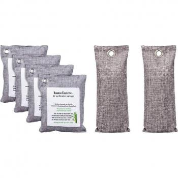 Activated Bamboo Charcoal Odor Remover Bags 200G (4 Pack)