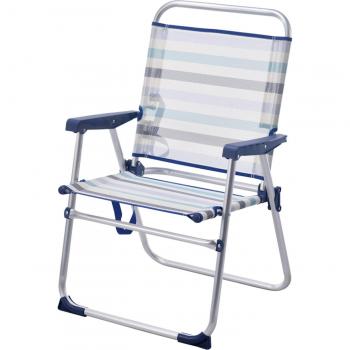 Silla Alta Plegable para Piscina y Picnic