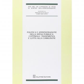 Politica e amministrazione della spesa pubblica