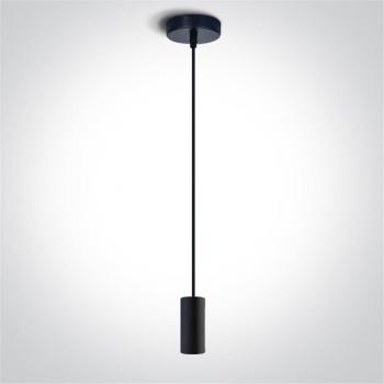 Lámpara Negra One Light IP20 para Techo