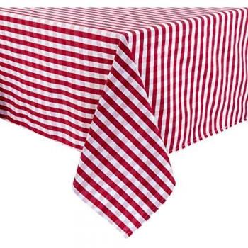 Mitre Red Gingham Dining Tablecloth 1320 x 1320mm