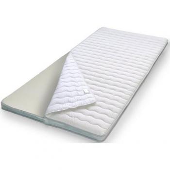 Weißer Softtop Silver+ Viscoschaum Topper – flexible Größe 90×200 cm
