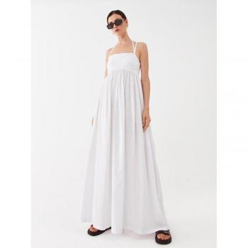 Karl Lagerfeld White Maxi Dress for Women M