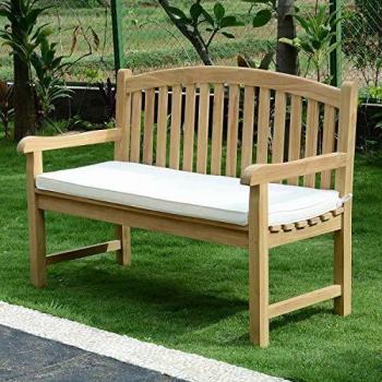 Teck'Attitude Coussin Crème pour banc 130 cm Beige 130x5x51cm