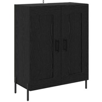 Buffet Pratique Chêne Noir 69,5 x 34 x 90 cm Bois d'Ingénierie