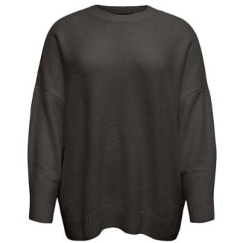 Vero Moda Curve Polyester‑Woll‑Mix‑Pullover VMCBOOM S Rippbündchen
