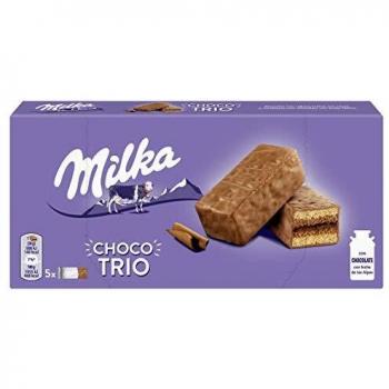 Bizcocho Milka Relleno de Cacao y Chocolate