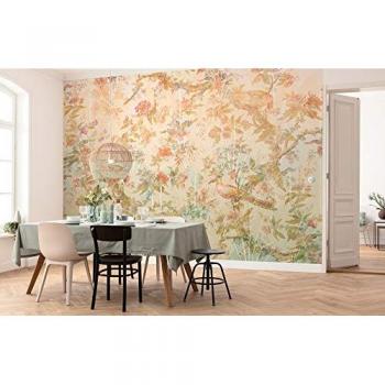 Papier Peint Komar Oiseaux en Rose – Panoramique