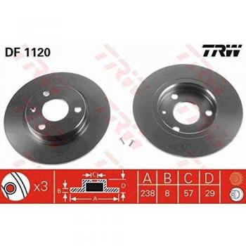 Disque de frein TRW DF1120 1 pièce