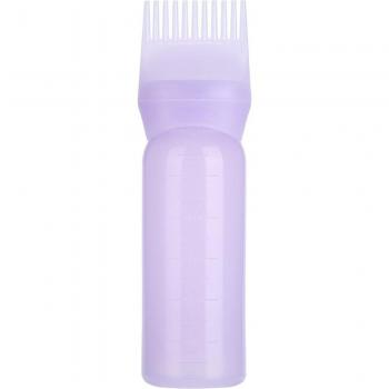 Professional Hair Color Dispensing Bottle with Applicator Comb