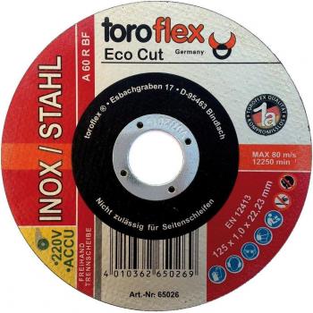 Toroflex Trennscheibe Eco-Cut 125mm für Stahl 50 Stück