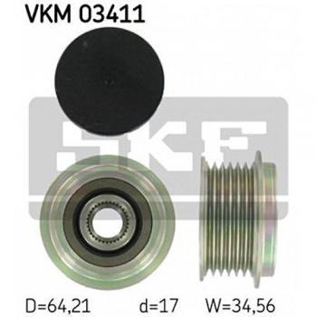 Alternateur roue libre Poulie SKF VKM‑03411