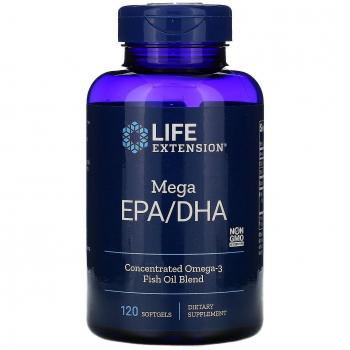 Mega EPA/DHA 120 Softgels de Life Extension