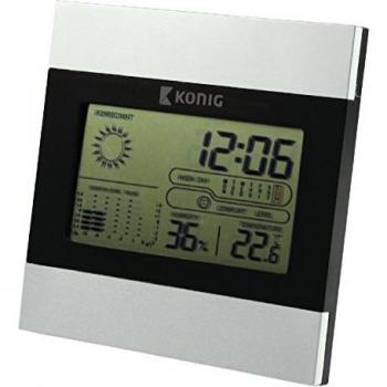 LCD Uhr Wetterstation (Weiß)