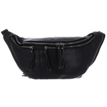 Umhängetasche FREDsBRUDER – 40 cm schwarze Bauchtasche