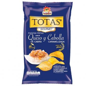 PATATAS FRITAS GOURMET QUESO DE CABRA Y CEBOLLA 130G