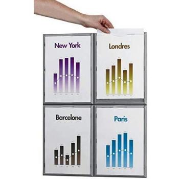 Fast Paper A4 Information Display Silver 4066X4.35 MF88003