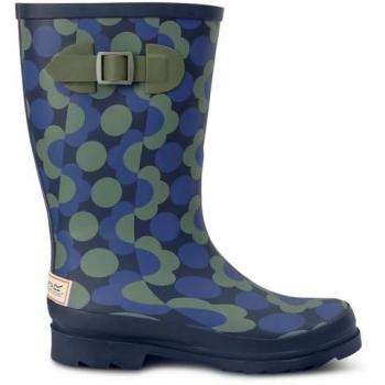 Orla Kiely Quarter‑Welly Boots, Duck Egg Blue, UK Size 6.5