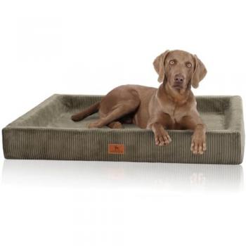 Knuffelwuff Hundebett Santiago, orthopädisch aus Cord