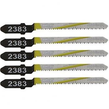 Wolfcraft Ensemble 5 Lames de Scie Sabre HCS 5 cm