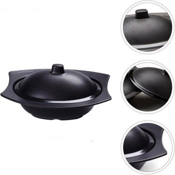 Cuenco delicado de melamina, taza de sopa imitación porcelana (negro), 1 ud