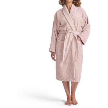 Soft Combed Cotton “Serenity” Robe – Pink, Medium – Christy