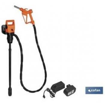 COFAN Pump‑Shot 50/200 L: bomba y pistola con batería de 18.5 V