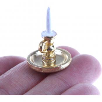 Dollhouse 1:12 Scale Candelabra with Candles