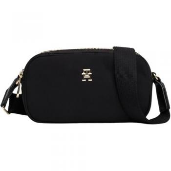 Tommy Hilfiger Borsa a Tracolla Poppy Camera Bag, Nero, Taglia Unica