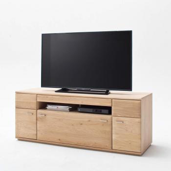 TV-Lowboard Eiche Bianco BADALONA-05