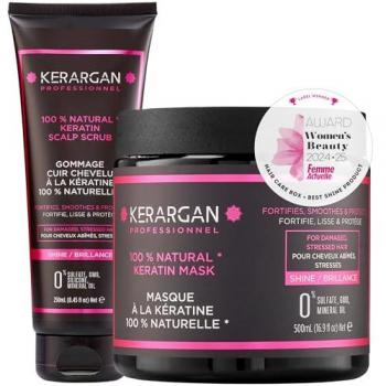 Kerargan Kit Cheratina: Maschera + Scrub 600 ml