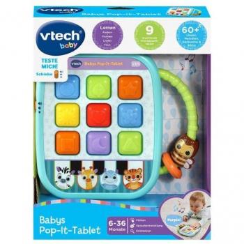 VTech 80-540404 Baby – Babys Pop-It-Tablet â KrÄsaina rotaÄ¼lieta mazuÄ¼iem no 6 mÄneÅ¡iem