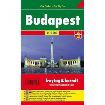 Freytag-Berndt und Artaria KG Freytag Berndt Stadtpläne, Budapest, City Pocket + The Big Five, Wasserfest