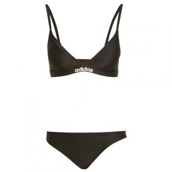 Adidas Bikini Triángulo con Correas 2-Way, T.38, Negro y Blanco