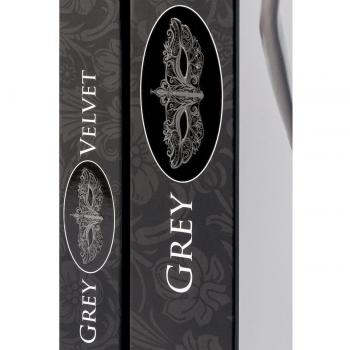 Grey Velvet “Kettenglitz” Body‑Set – Schwarz Unterbrust‑BH, Halsband, Strapsgürtel, Metallketten, Nieten