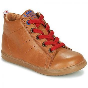 LEON Little Mary Boy's Brown High-Top Athletic Shoes