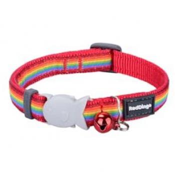 Red Dingo Rainbow Pet Collar – 20 mm Red