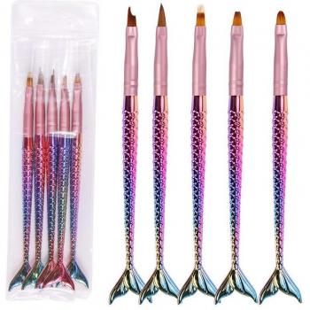 5-Piece Gradient Nail Brush Set
