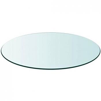 300 mm Round Tempered Glass Table Top vidaXL