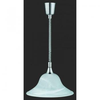 Lámpara Moderna Suspendida Ø39 cm Púrpura y Níquel