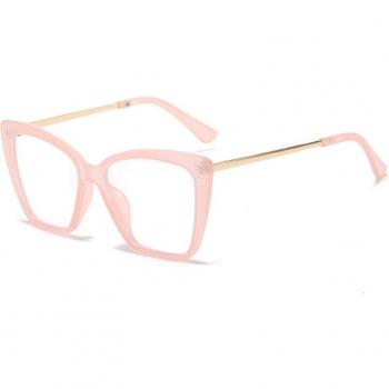 YOOSKE Clear Frame Oversized Glasses
