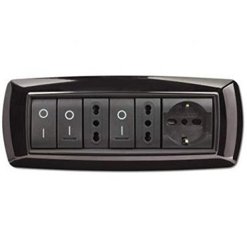 Plaque Life Plastique Noir 7P
