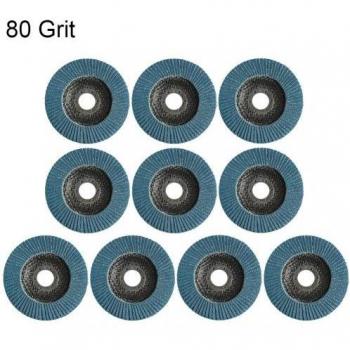 10Pcs 4.5-Inch Grinding Wheels Flap Discs for Angle Grinder