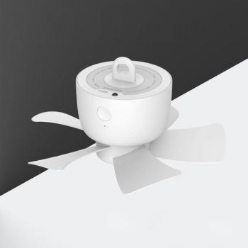 USB Rechargeable Remote Control Ceiling Fan for Bed and Tent with 4 Gears