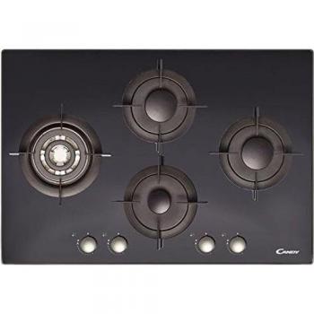Piano di Gas Girevole Candy CVG 74 SQGNX – Vetro Nero