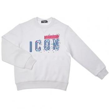 Dsquared2 Kinder Sweatshirt DQ2031D0-09BDQ-100 in Weiß