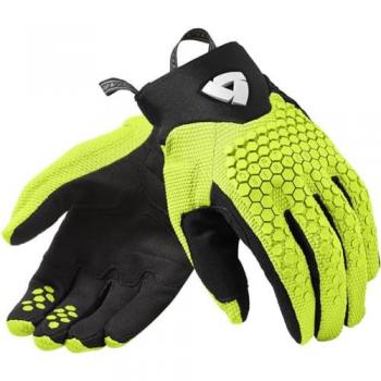 REV'IT! Guantes de Moto Negro con Detalle Amarillo 3XL
